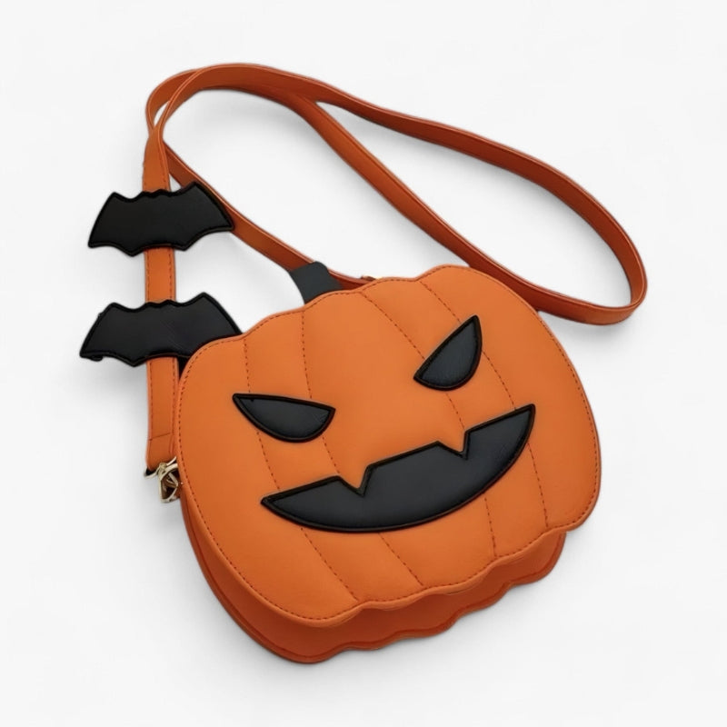 Juna Halloween Pumpkin Skuldertaske – Justerbart Riem & Festligt Design