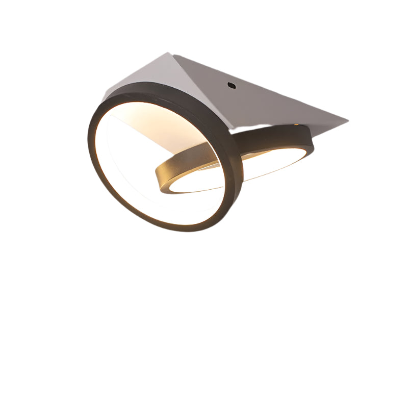 CircaGlow – Slank sort ringloftslampe