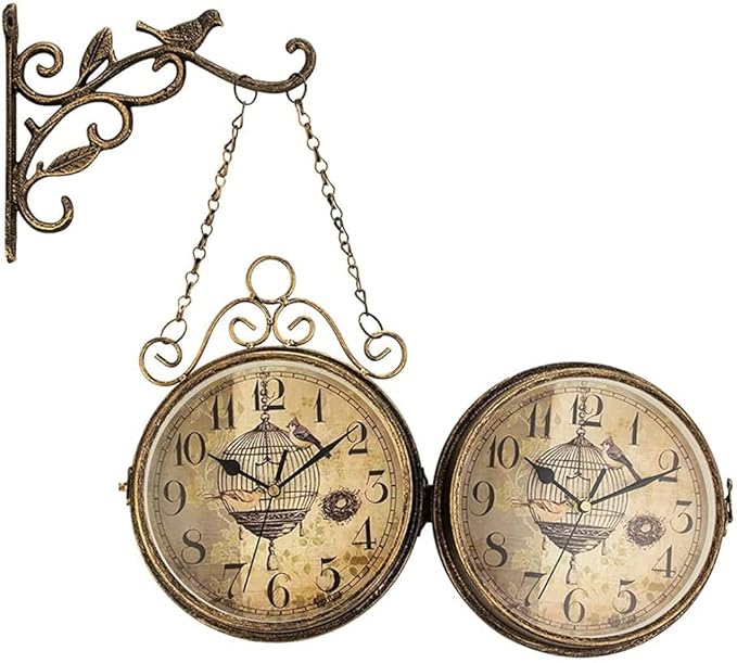 EcoStation - Vintage inspireret togstationsur