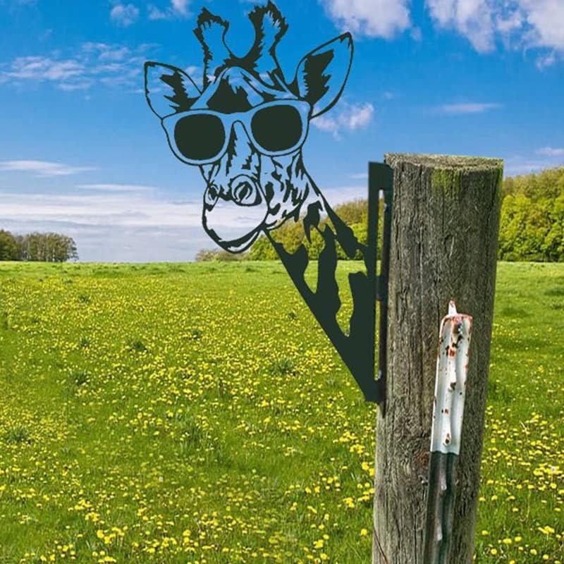 WildPost - Metal dyresilhuet Fence Toppers