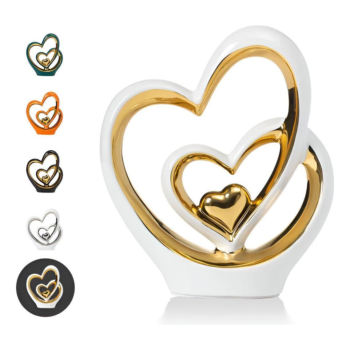 Elegant - Twin hearts tidløs dekoration