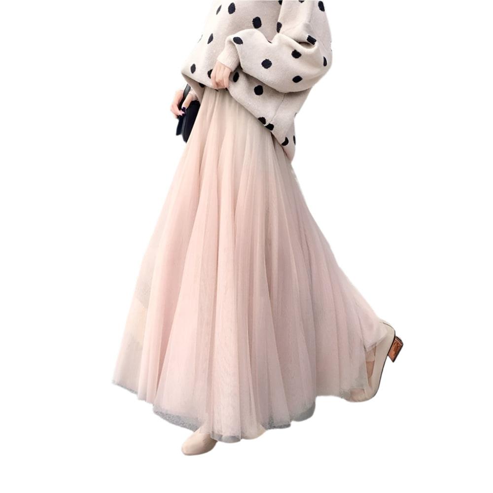 Juliana - Elegant Midi Tylskørt