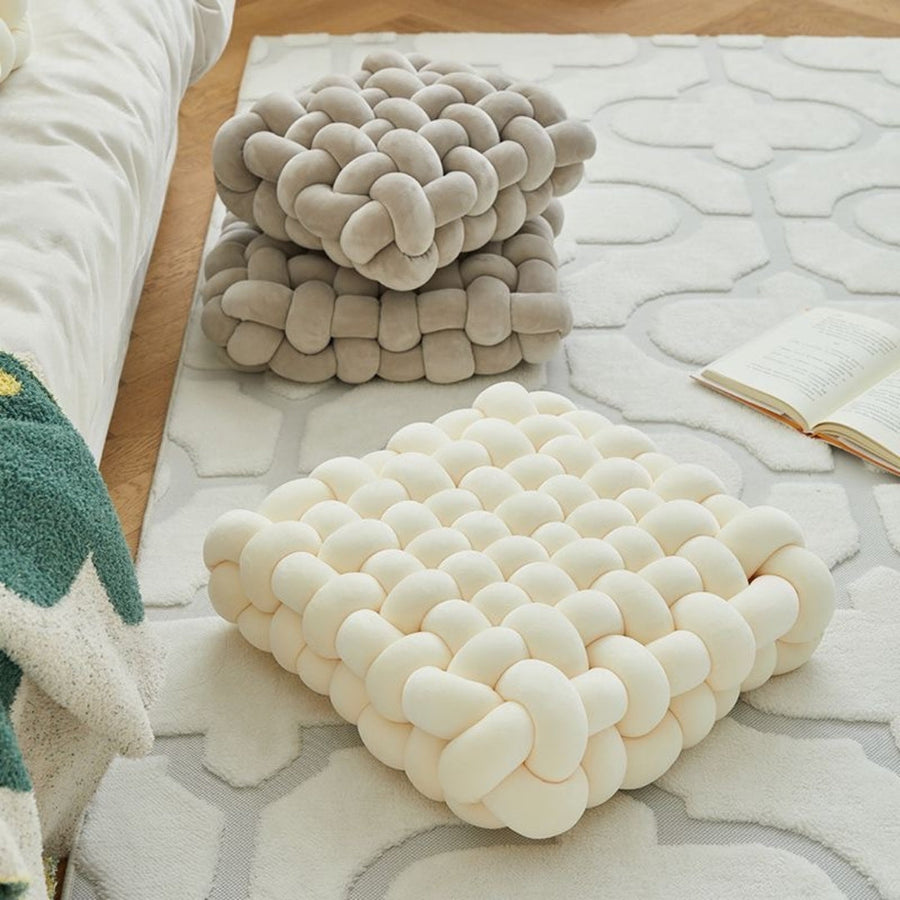 KnotEase - Comfort flettet pude