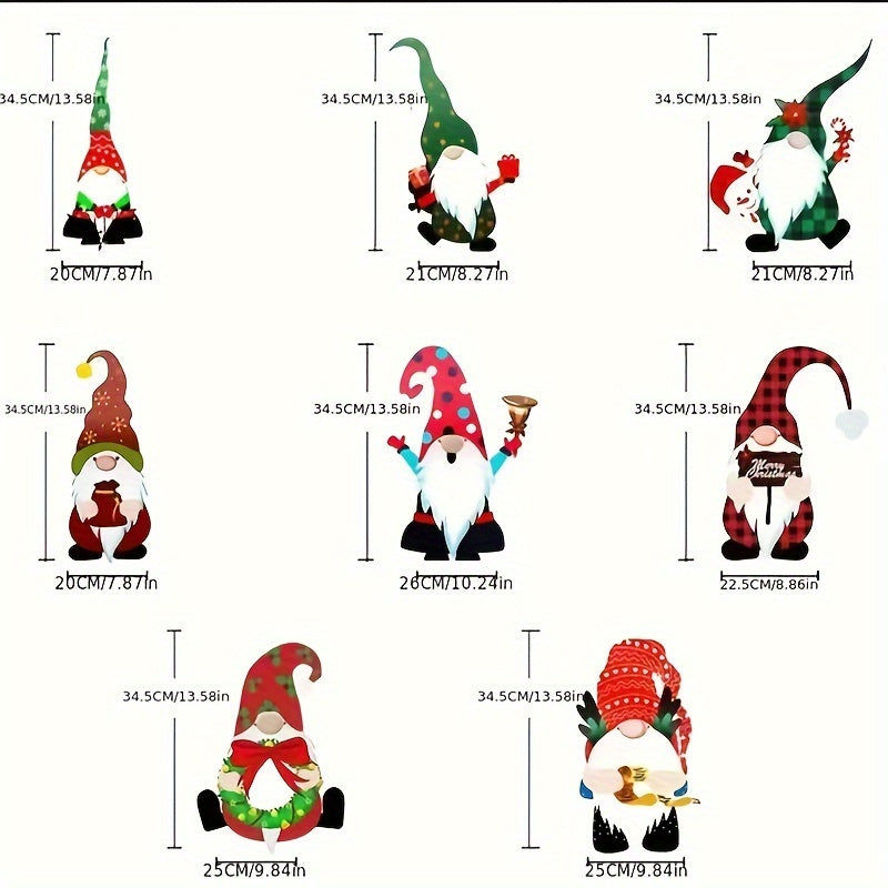 Jolly | 8 sæt juledekorationer med dværge