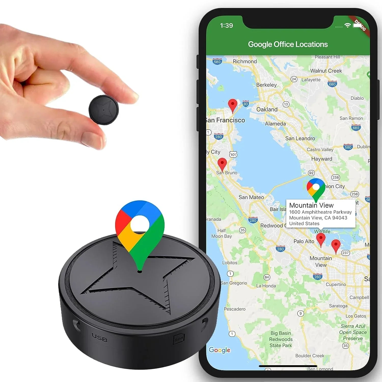 MiniTrack Pro - kraftfuld magnetisk GPS-tracker