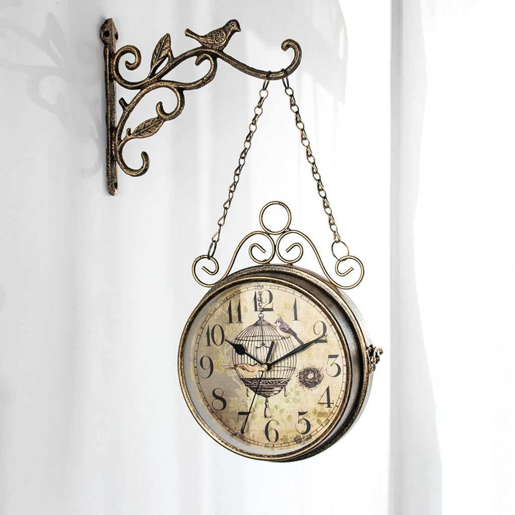 EcoStation - Vintage inspireret togstationsur