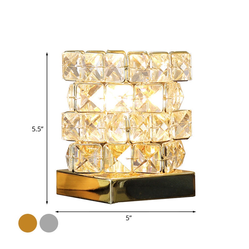 Cubelle – Moderne krystal minilampe med Rubik Cube Design