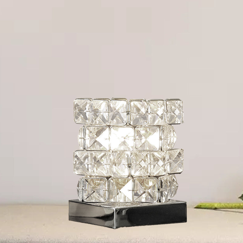 Cubelle – Moderne krystal minilampe med Rubik Cube Design