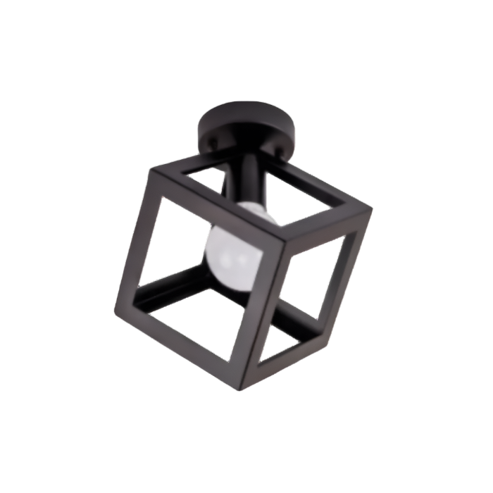GeoGlow - Minimalistisk geometrisk kube-loftslys