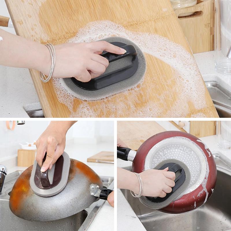 GripClean Ergonomisk Køkkensvamp – Effektiv Rengøring med Komfortabelt Greb