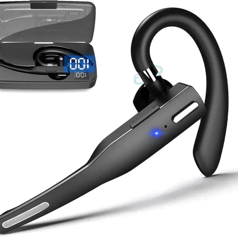 NovaTalk Trådløst Bluetooth Headset med Dobbelt Mikrofon