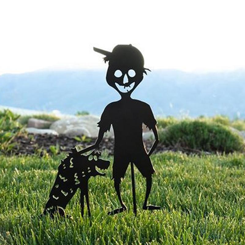 ScareSilhouette Uhyggelige Havedekorationer