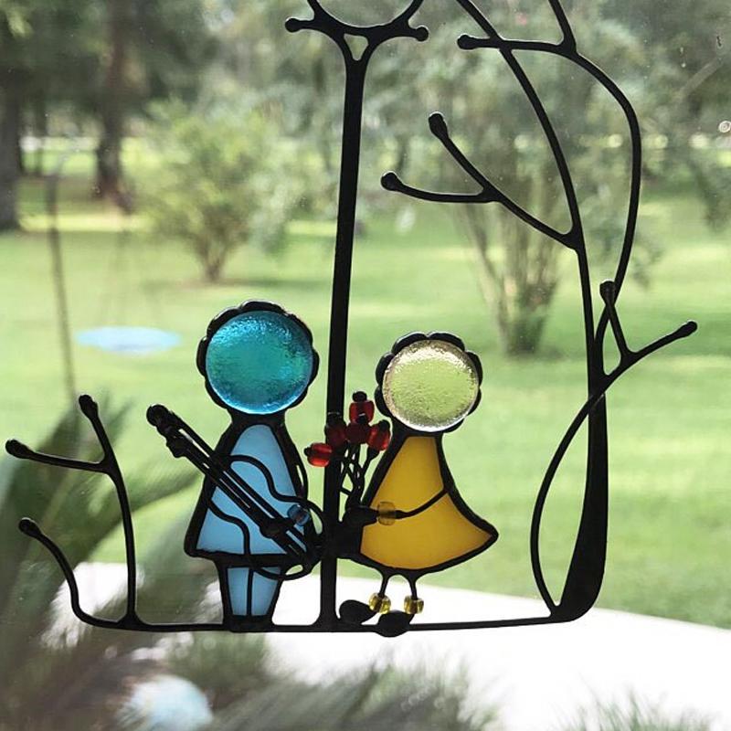 LumiJoy Dekorativ Suncatcher – Legende Ophæng til Vinduer