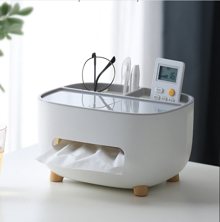 OrganizePro Multi- Funktions skrivebordsorganizer og telefonstativ