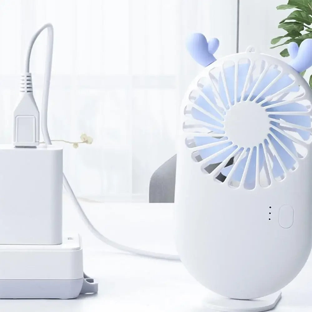 CoolFlow Bærbar USB Genopladelig Håndholdt Blæser