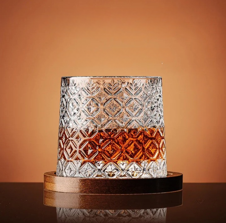 WhiskeySpin - Premium roterende whiskyglas