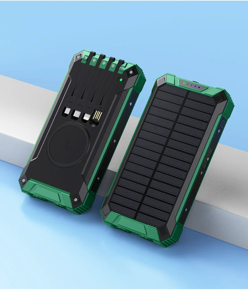 SunCharge - Solcellebatteri med flere porte