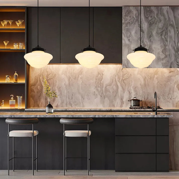 GeoGlow Elegant Geometrisk Hængelampe – Perfekt til Moderne Indretning