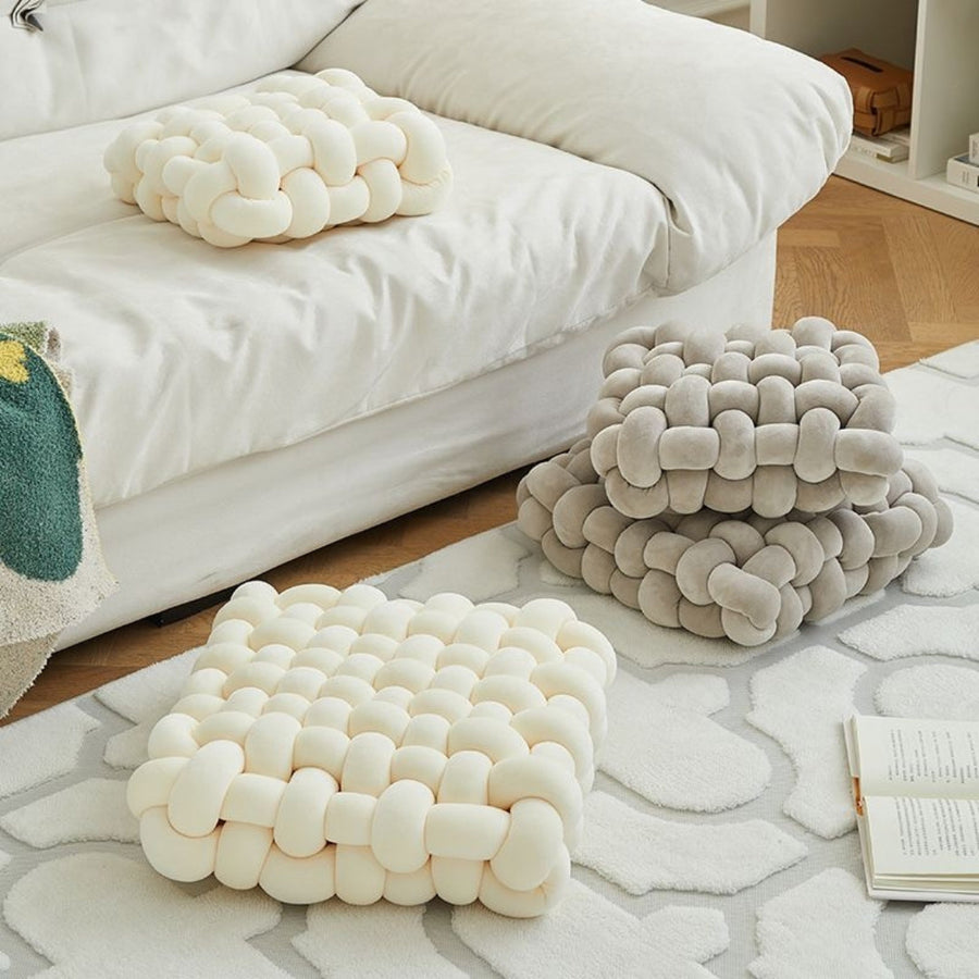 CozyKnotted - Boho-knyttet pudepude