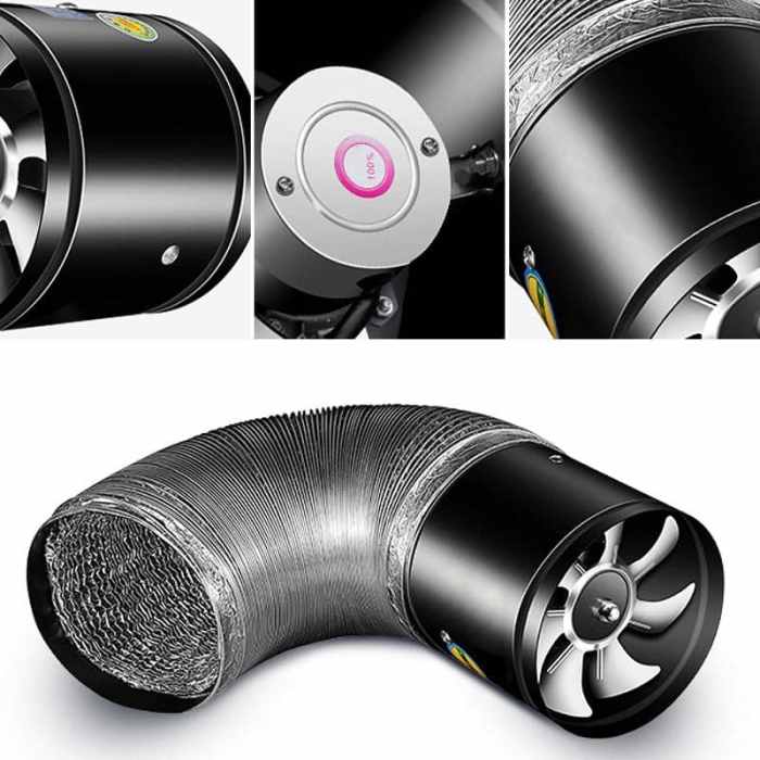 AeroBreeze - Cylindrisk Bordventilator med Metalgitter
