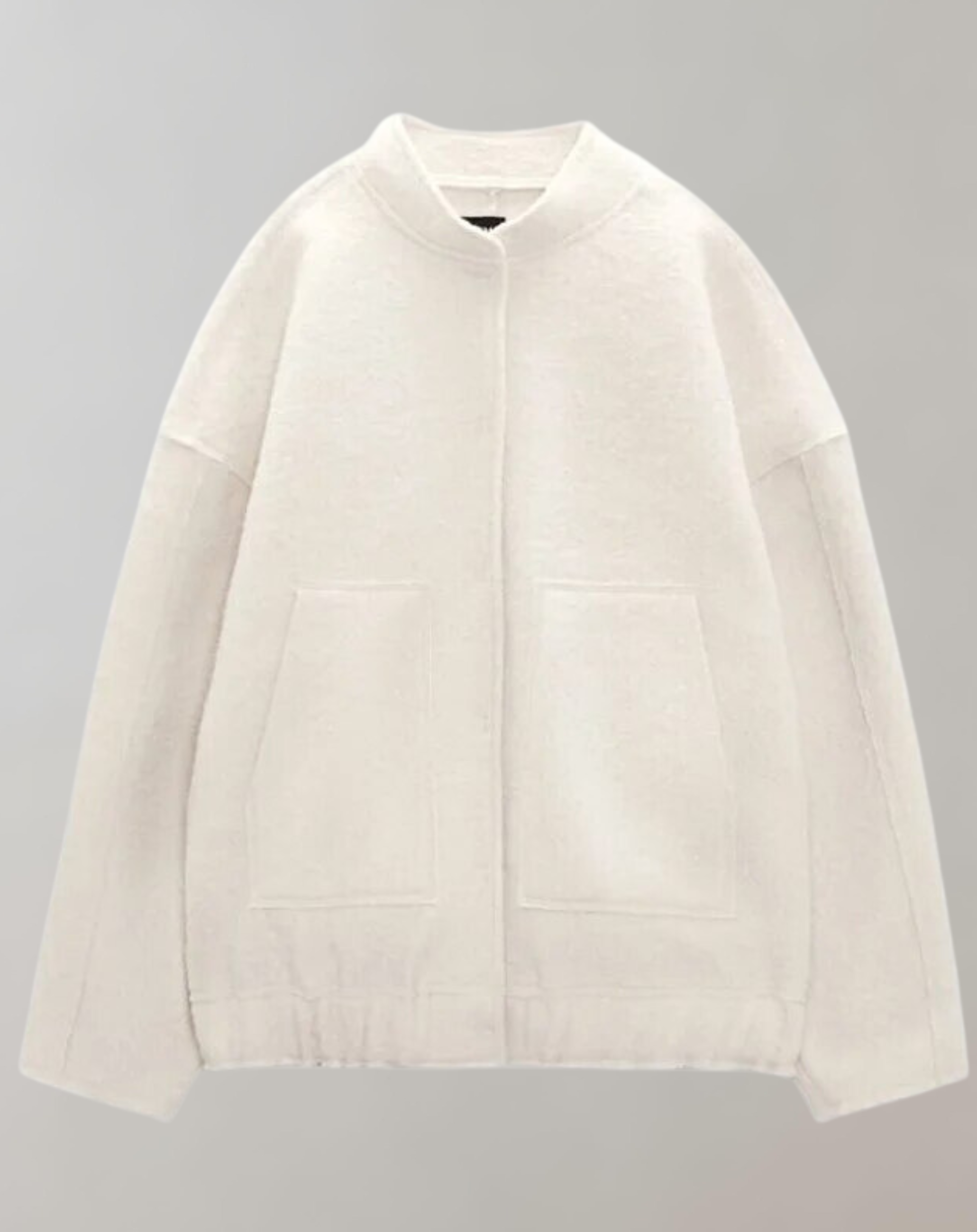 Sylvi - Oversized bomberjakke med knapper