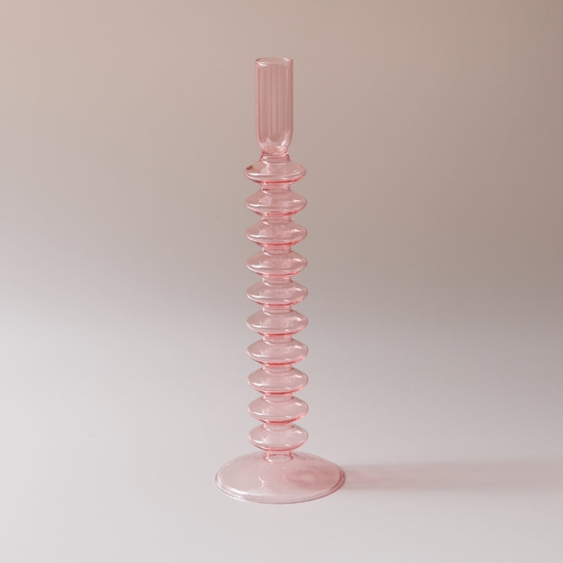 GlassAura -  Elegante håndlavede glaslysestager og vaser