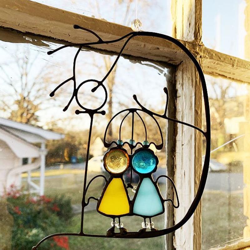 LumiJoy Dekorativ Suncatcher – Legende Ophæng til Vinduer