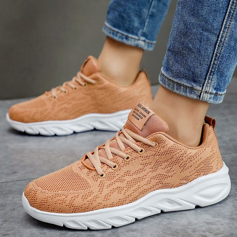 Arnold - Letvægts Sneakers til Mænd med Åndbar Strik og Kraftig Sål