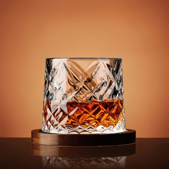 WhiskeySpin - Premium roterende whiskyglas