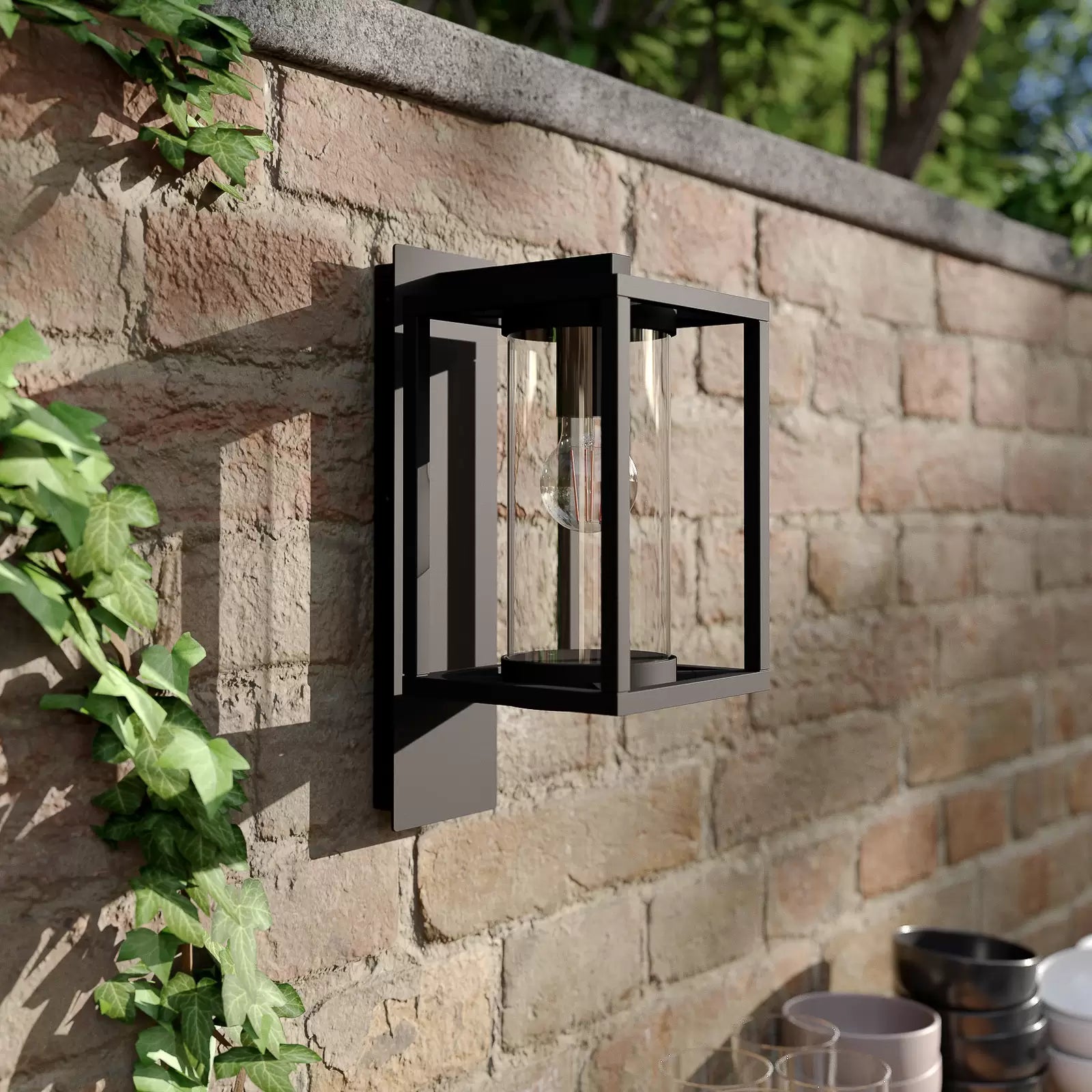 LumiGlow – Moderne industriel udendørs væglampe