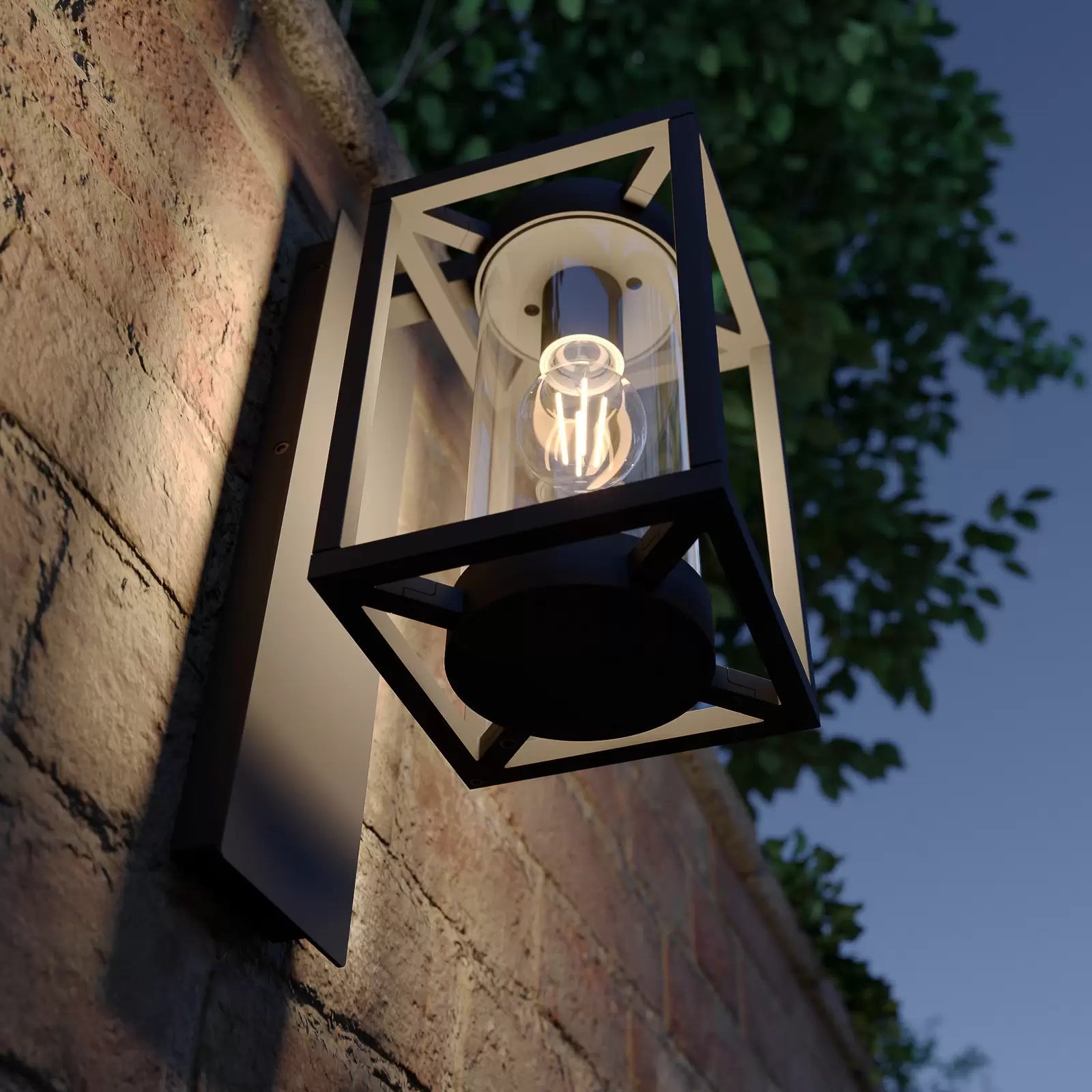 LumiGlow – Moderne industriel udendørs væglampe