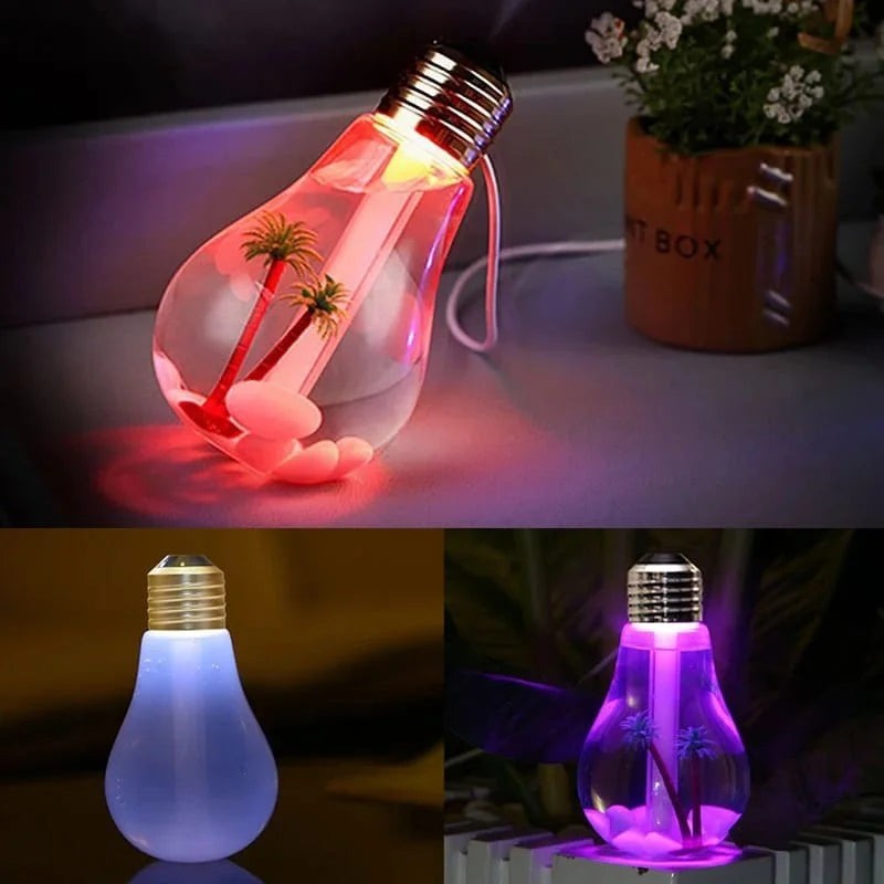 FreshGlow luftfugter og LED-lampe