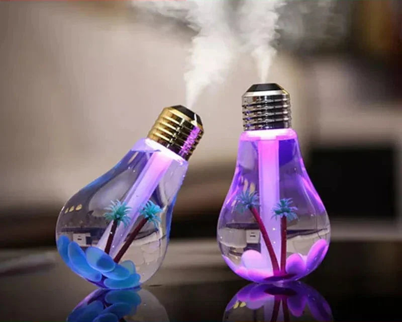FreshGlow luftfugter og LED-lampe