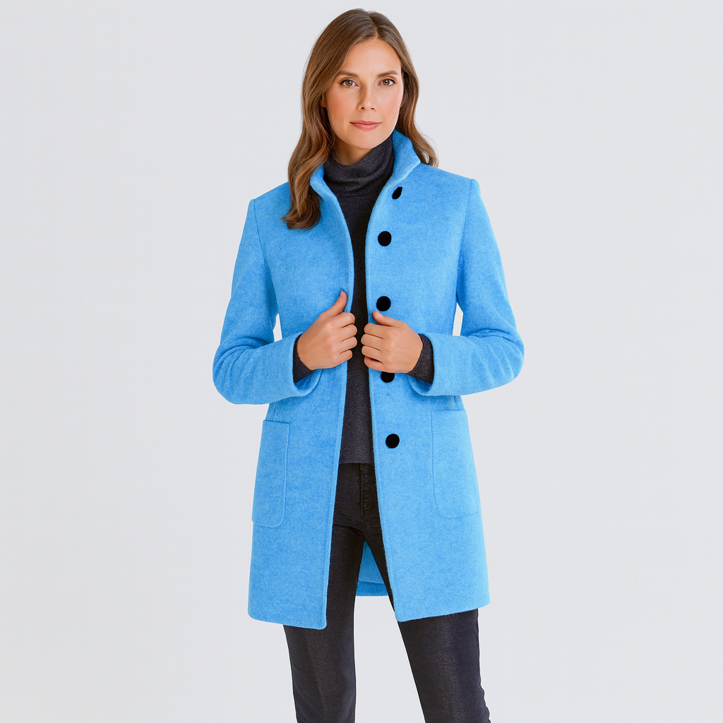 Alvera | Elegant uldblanding frakke