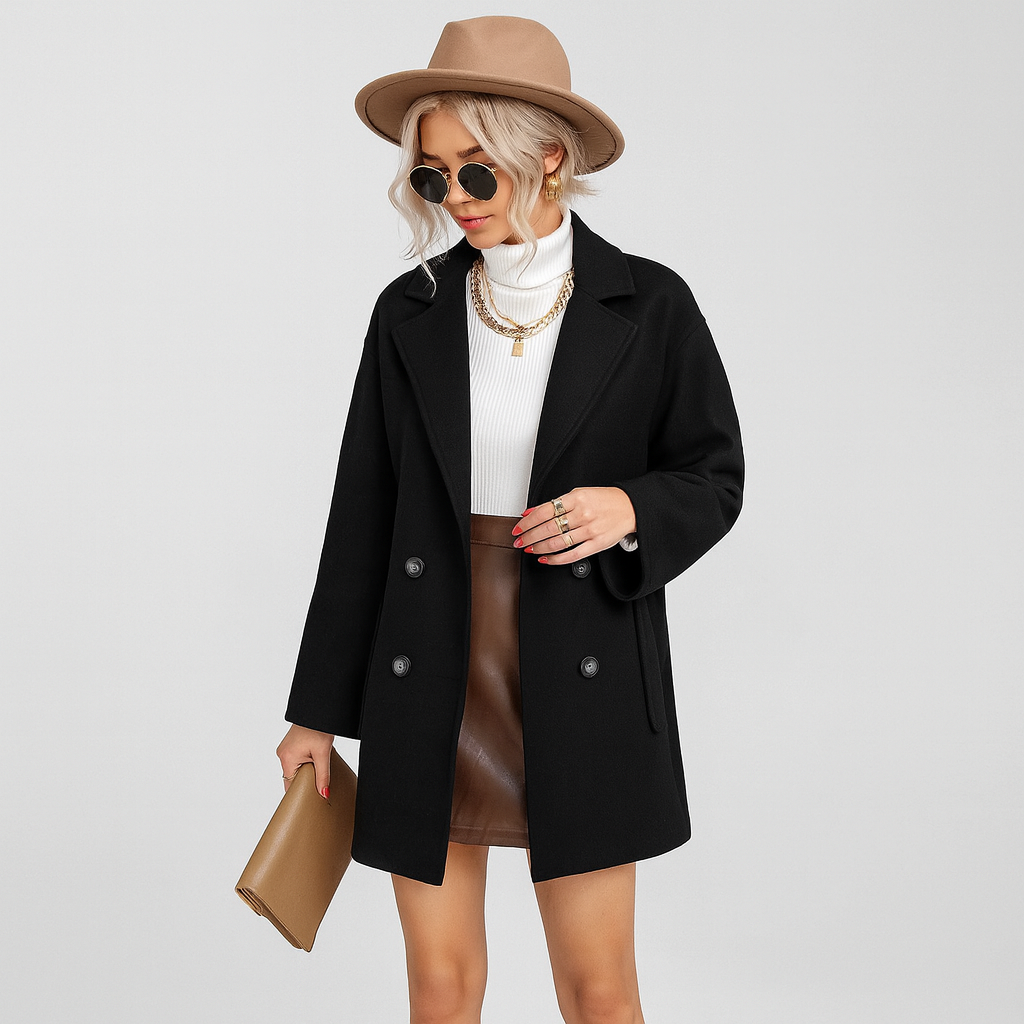 Ardenza | Klassisk trenchcoat lavet af uldblanding