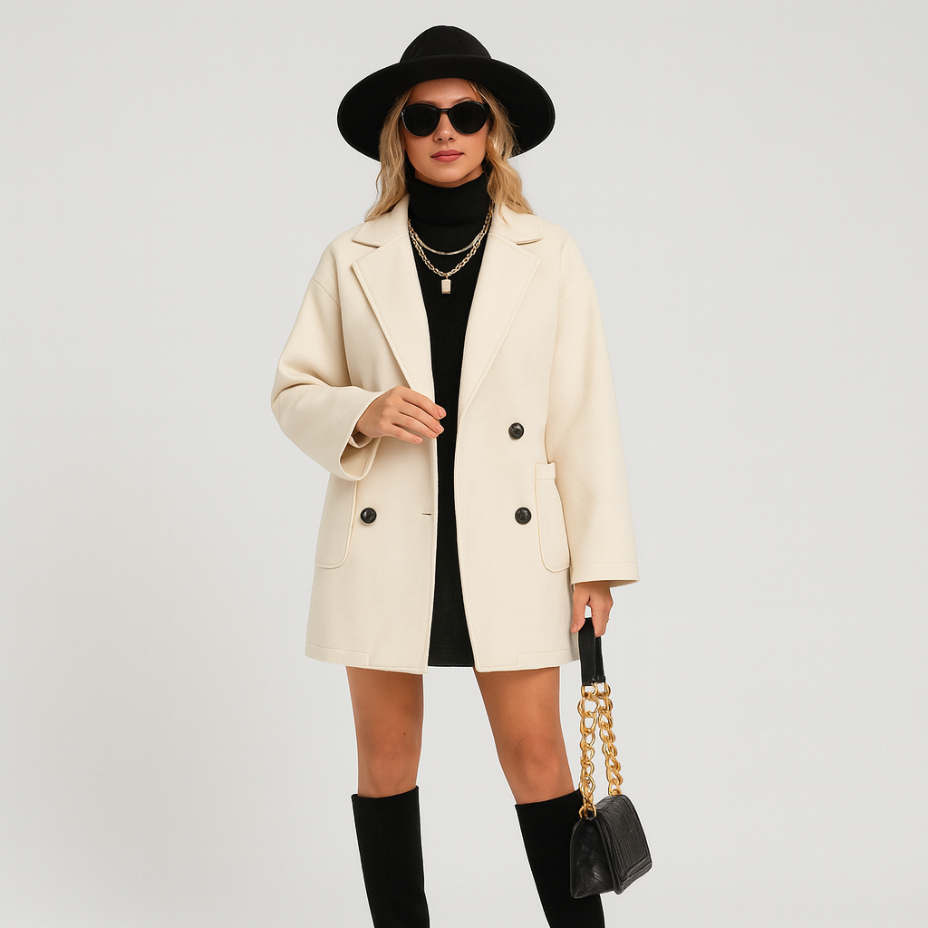 Ardenza | Klassisk trenchcoat lavet af uldblanding