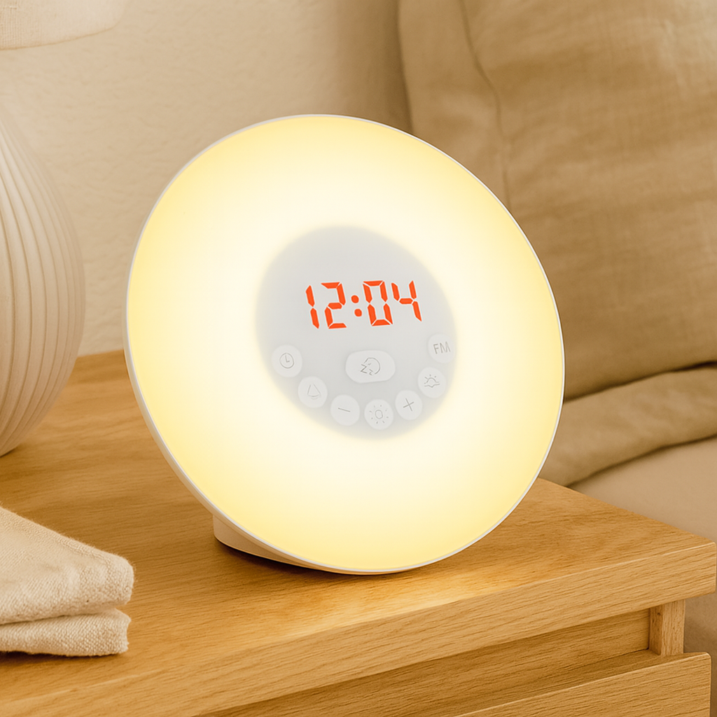 Aurora | Solopgang Vækkeur med lys