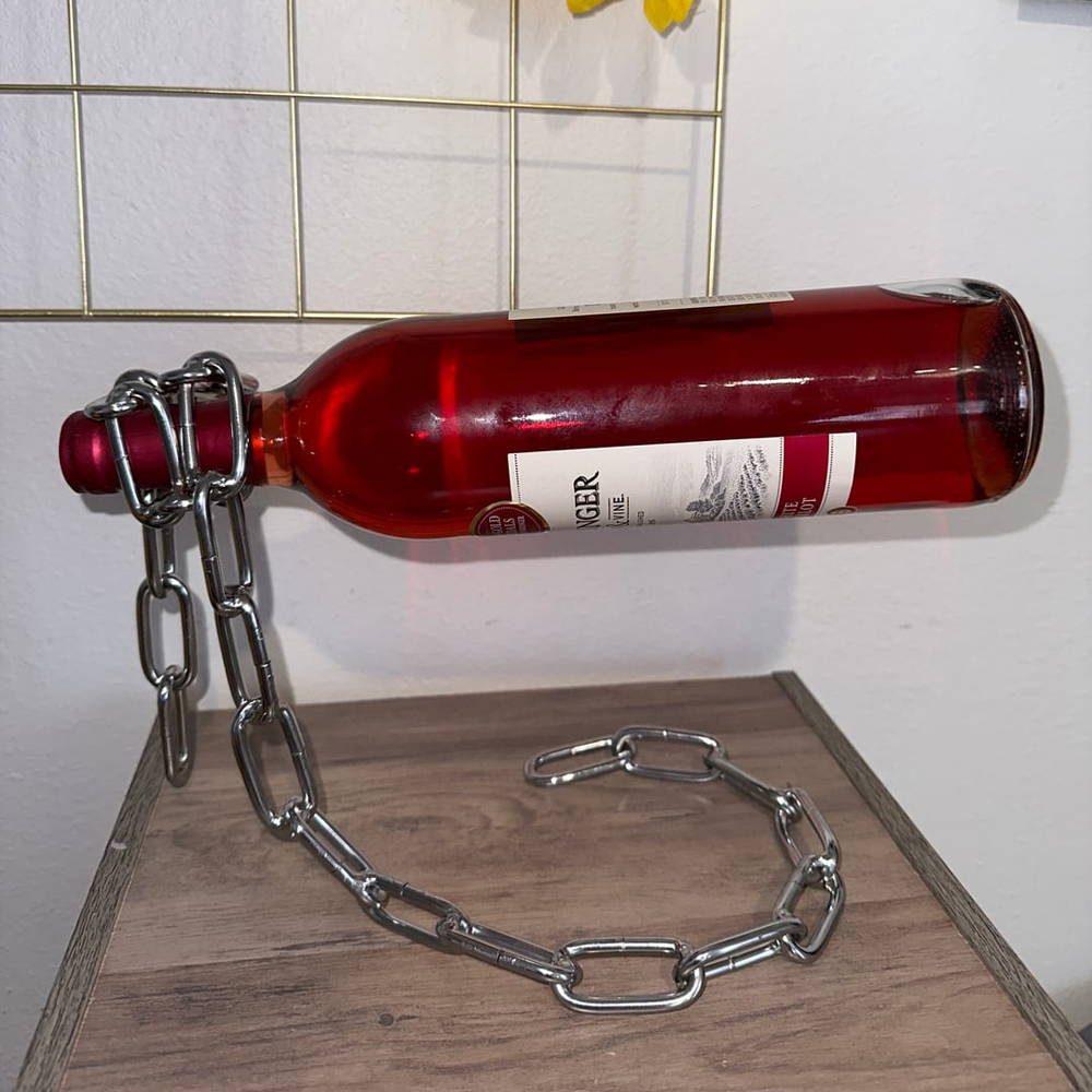 LuxeVibe Elegant vinflaskeholder til stilfuld boligindretning