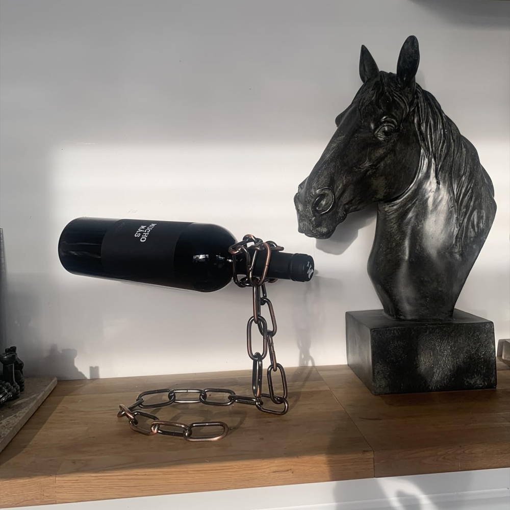 LuxeVibe Elegant vinflaskeholder til stilfuld boligindretning