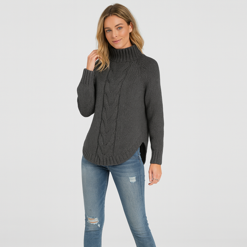 Barbara | Samt-Striktrøje