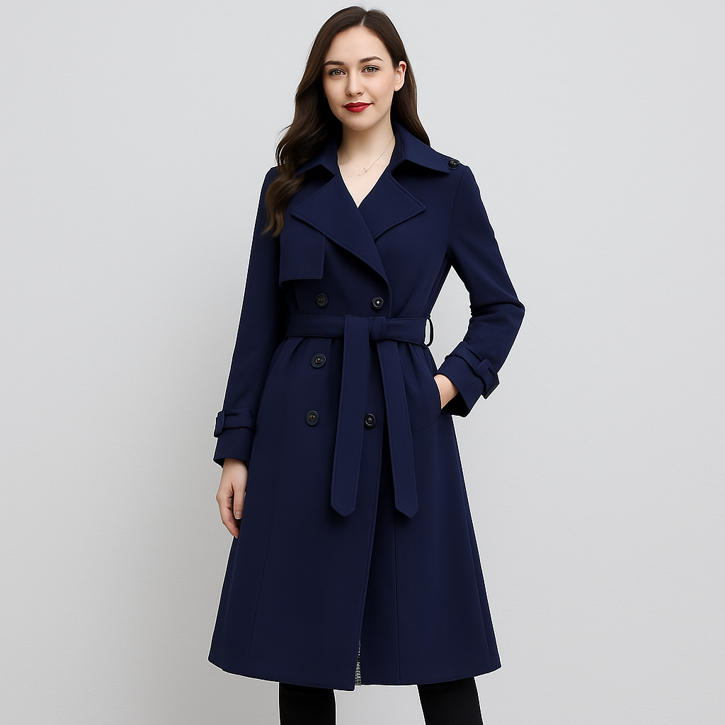 Beatrice | Tidløst trenchcoat med bælte
