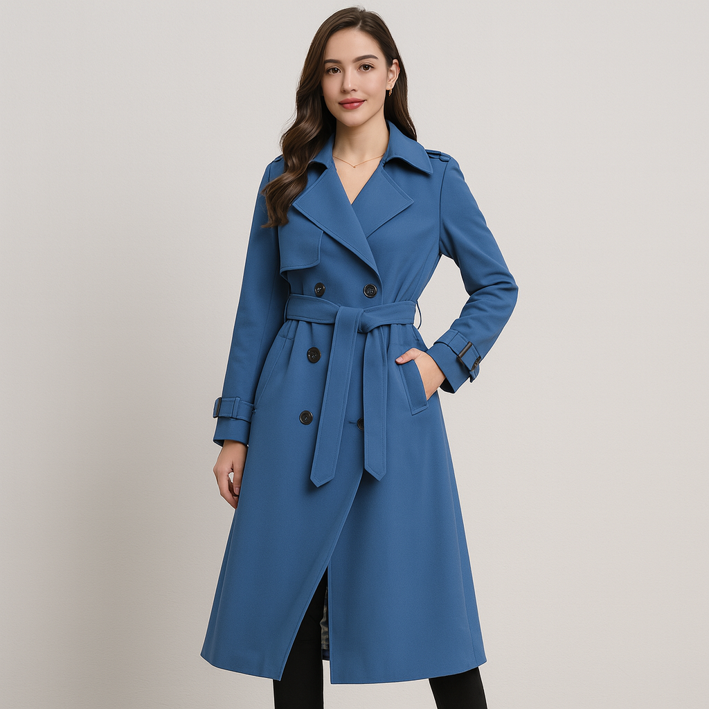 Beatrice | Tidløst trenchcoat med bælte