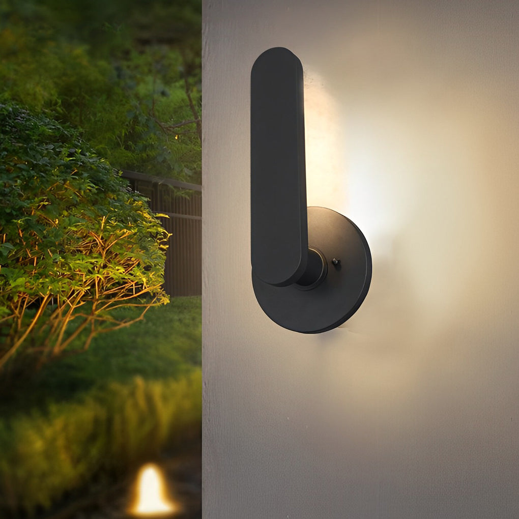 Aura - Moderne udendørs LED-væglampe