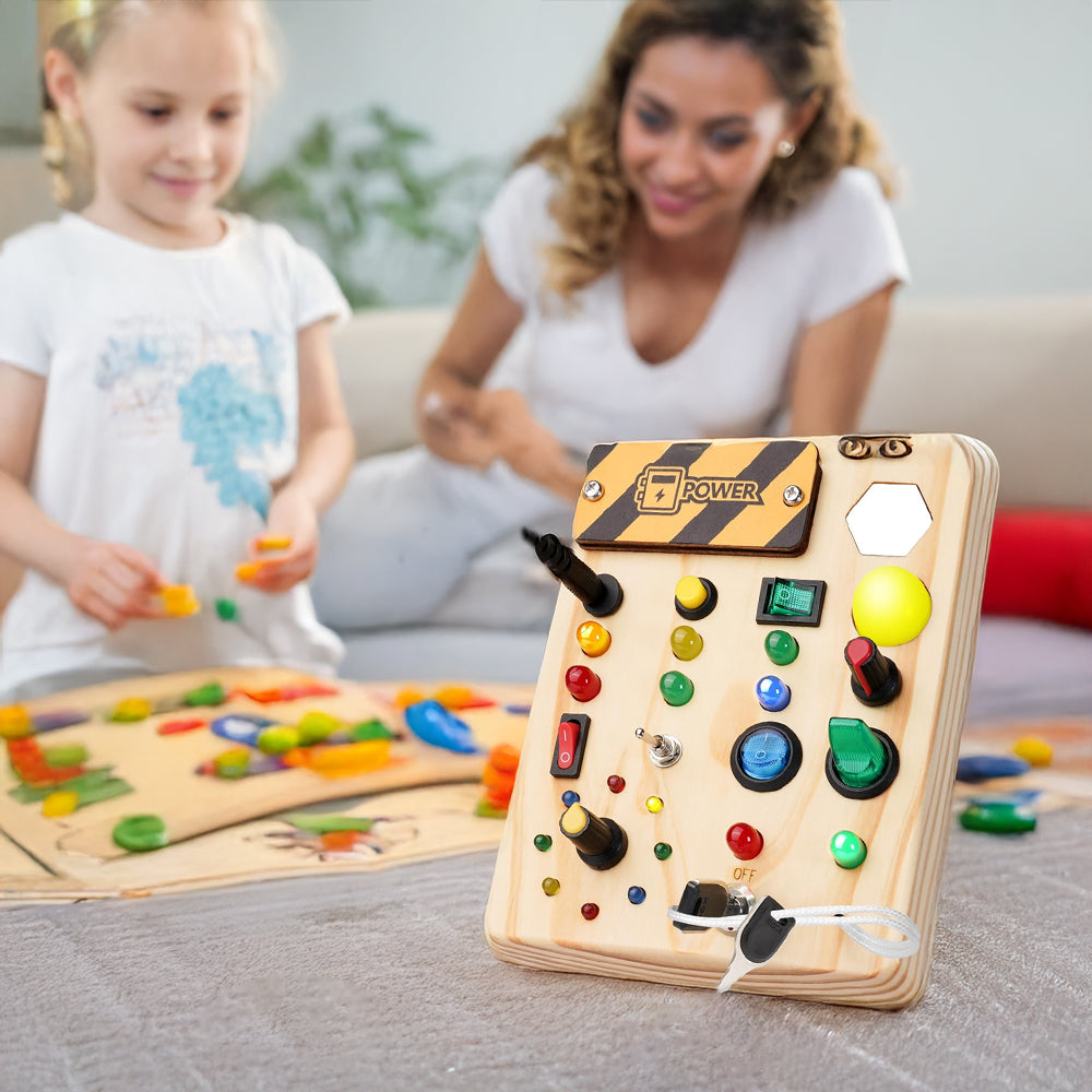 BrightStart - LED Montessori-tavle til småbørn
