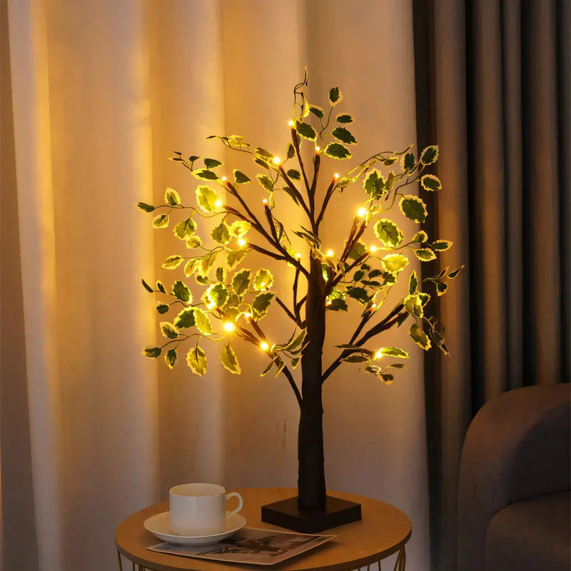 LeafLight - Unik trælampe