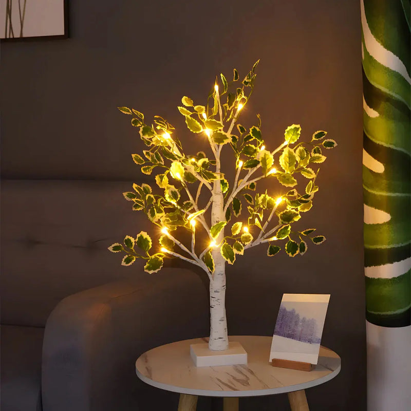 LeafLight - Unik trælampe