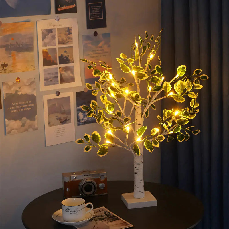 LeafLight - Unik trælampe