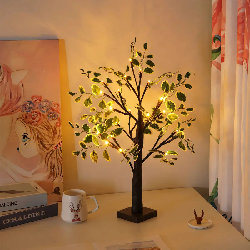 LeafLight - Unik trælampe