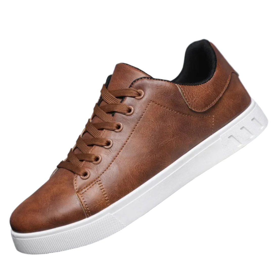 Bruno – Klassiske Herresneakers med Snørebånd og Hvid Sål
