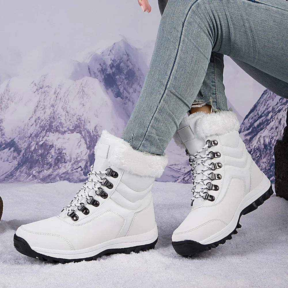 Luna Cozy Winter Boots med pelsfor og skridsikker sål